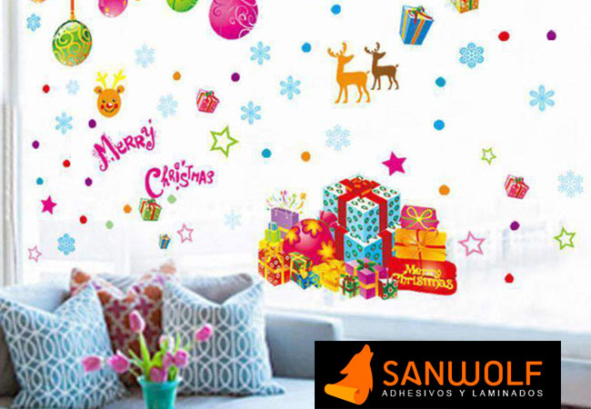 Instalacion Decoracion Vinilos Navidad Lima Peru 2